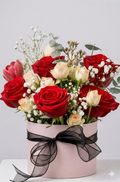 Red & White Rose Box
