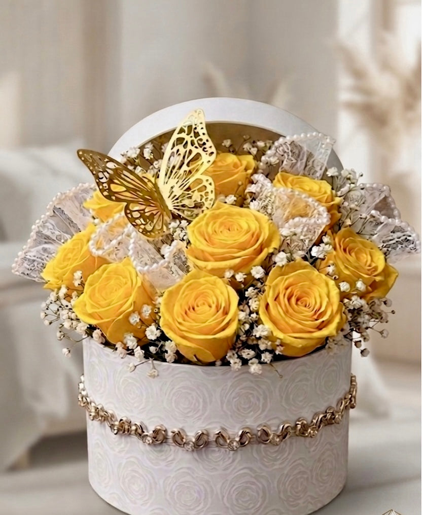 Sunset Glow Orange Roses